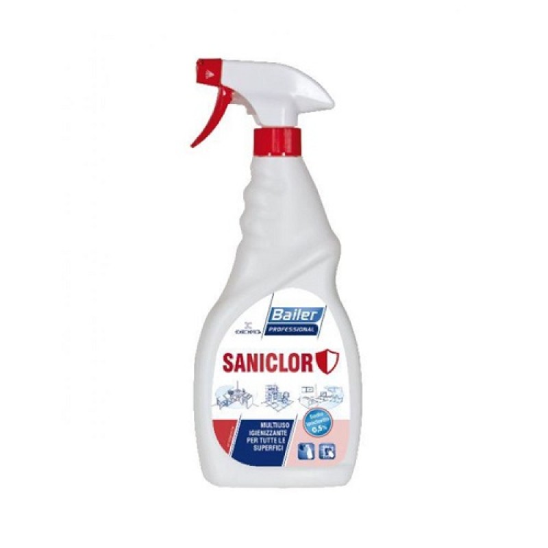 Saniclor Bailer multi-purpose sanitizer based on active chlorine 750 ml pack