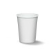  White biodegradable cardboard cups 120 ml cf 50 pcs