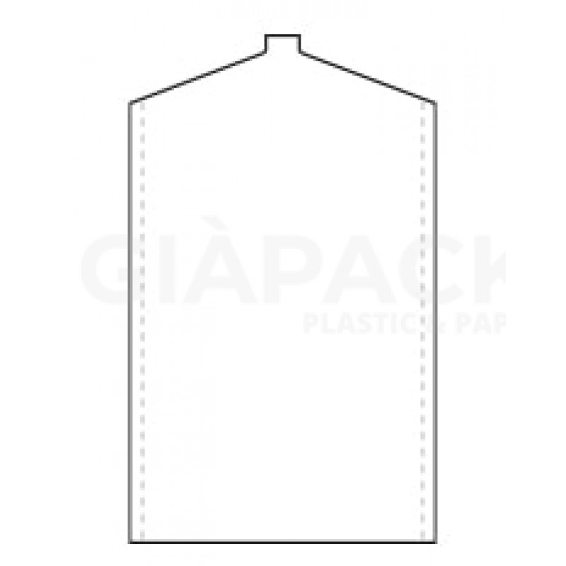  LDPE shaped coat covers available in various sizes